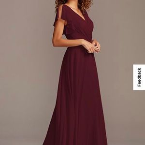 David’s Bridal Bridesmaid Dress